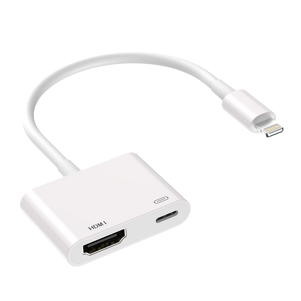 Lighting to HDMI Adapter, Compatible with iPhone, iPad, iPad Pro, iPod  Touch to HDMI Adapter - A's Computers
