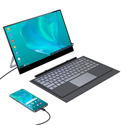Mini PC portable multi-touch avec écran de 7 pouces, Windows 10